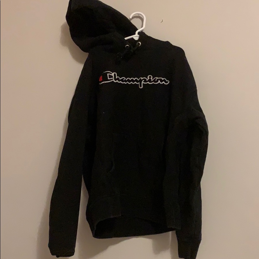 Black champion sweatshirt